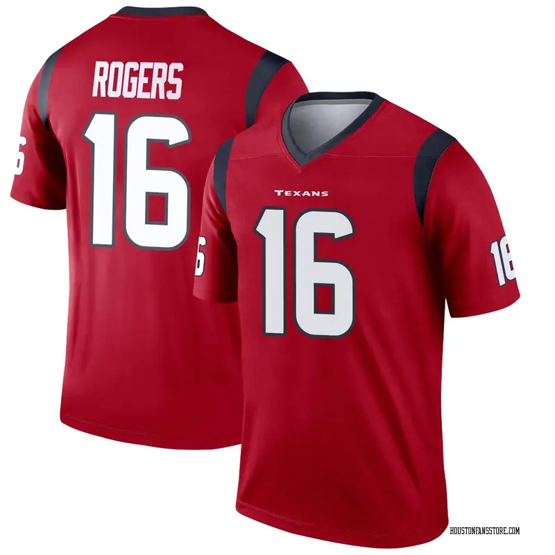 Men's Red Legend Chester Rogers Houston Jersey